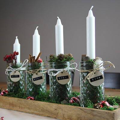 Adventskranz DIY