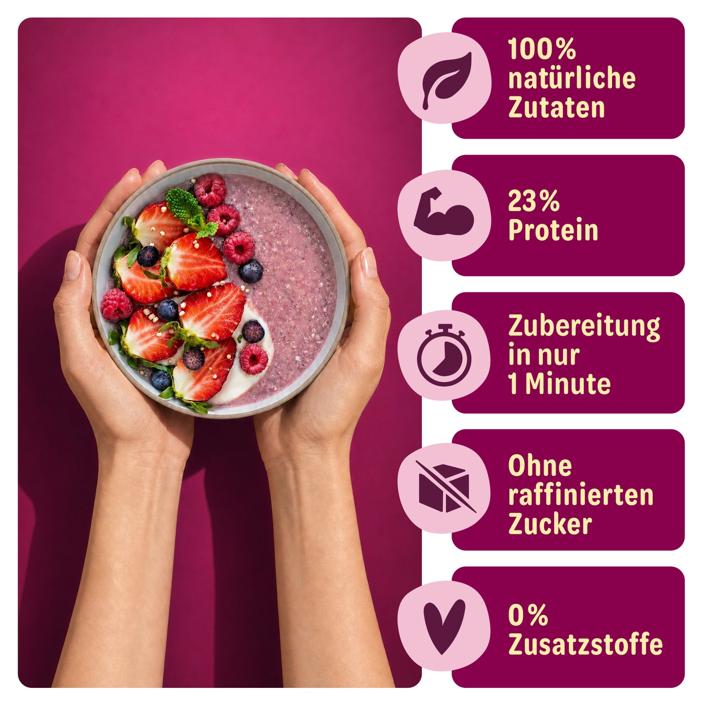 Whey Protein Bowl Berry